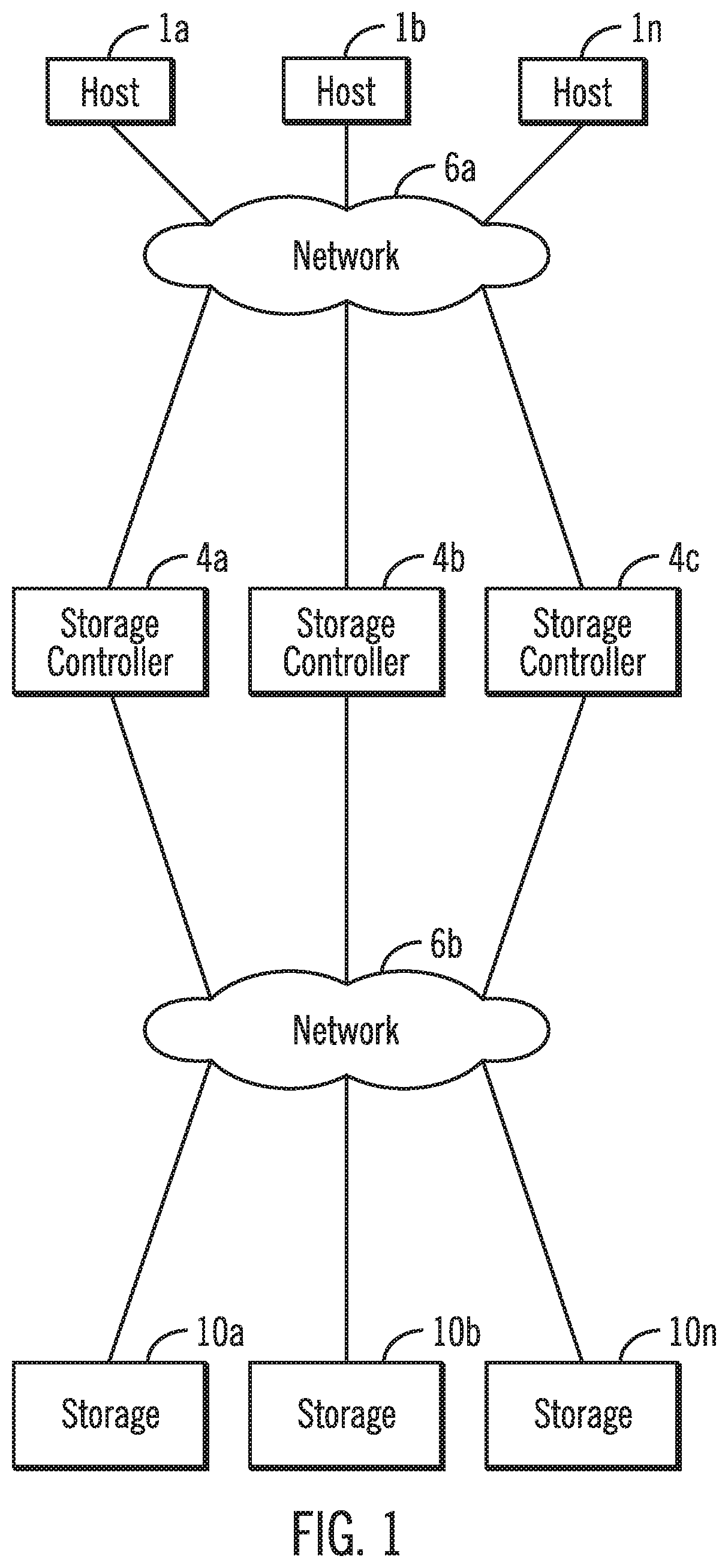 Link speed recovery in a data storage system