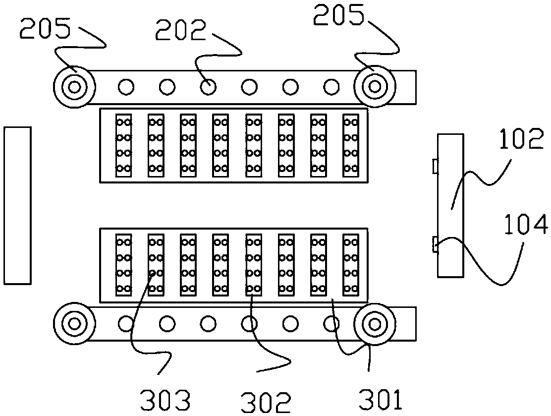 Backing plate positioning mechanism for BL automatic assembly production line