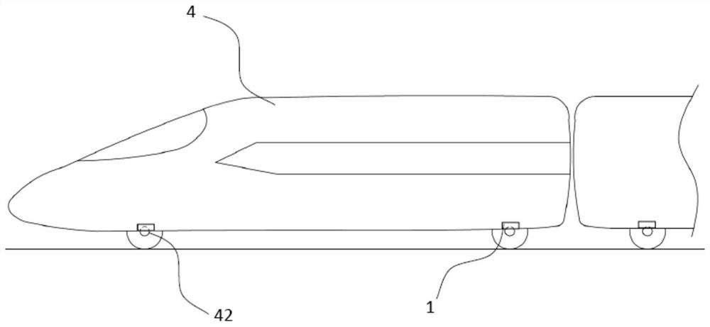 Vibration measurement component with precise positioning device for motion sensing parts in height direction