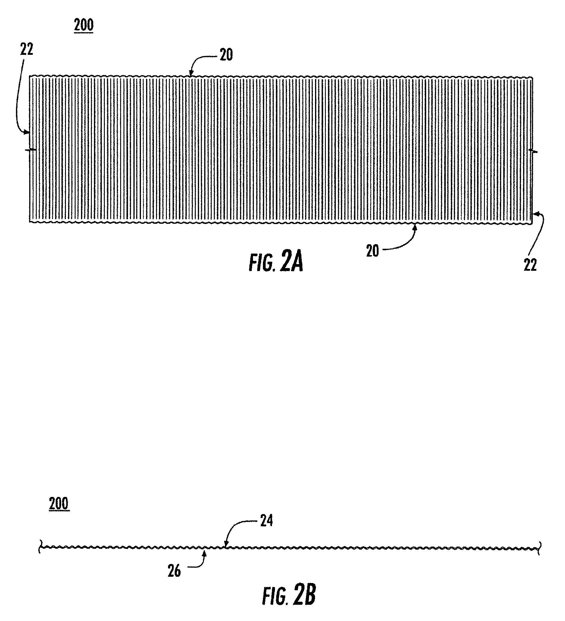 Device for making corrugated metallic foil tape