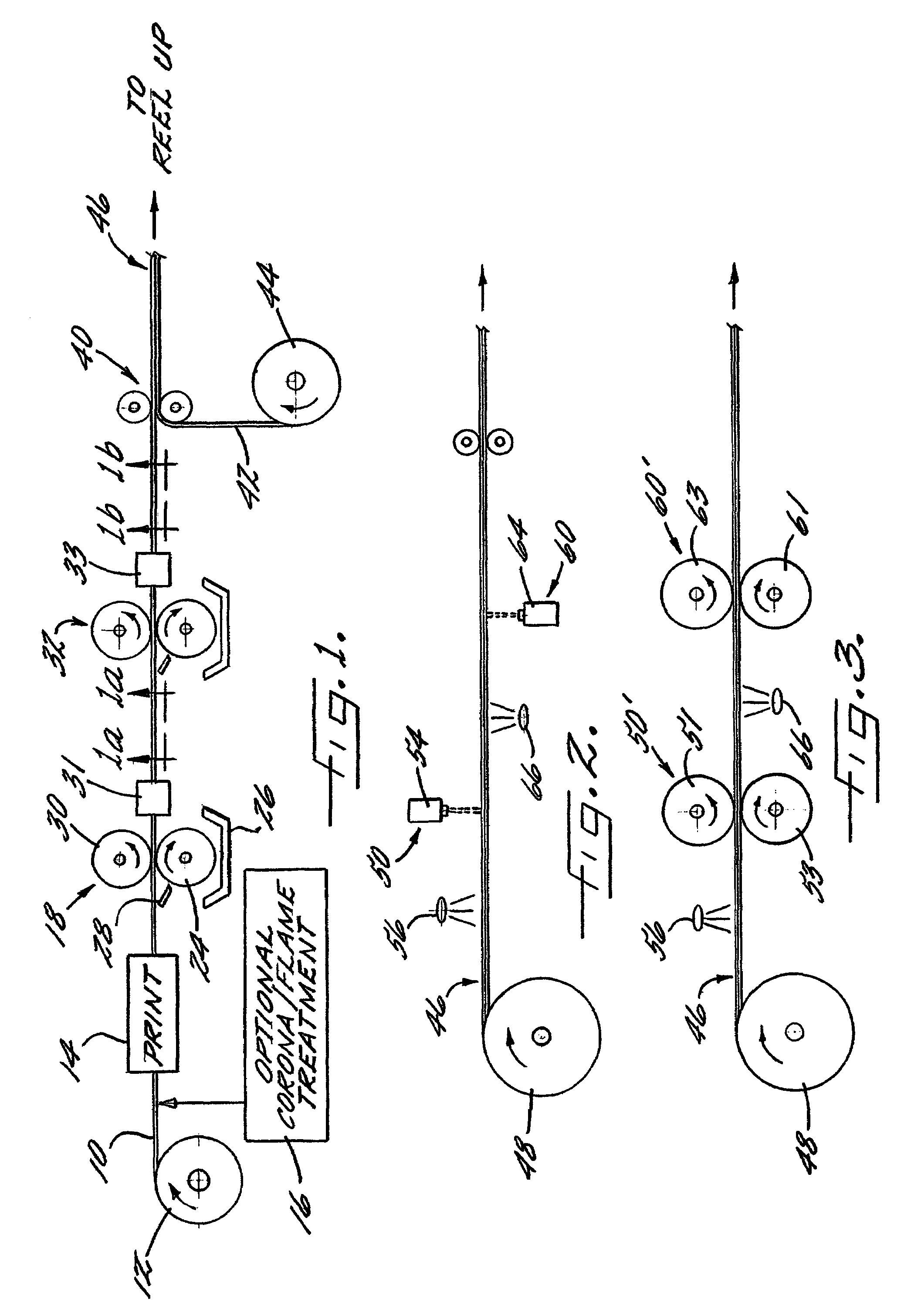 Flexible packaging structure with a built-in opening and reclose feature, and method for making same