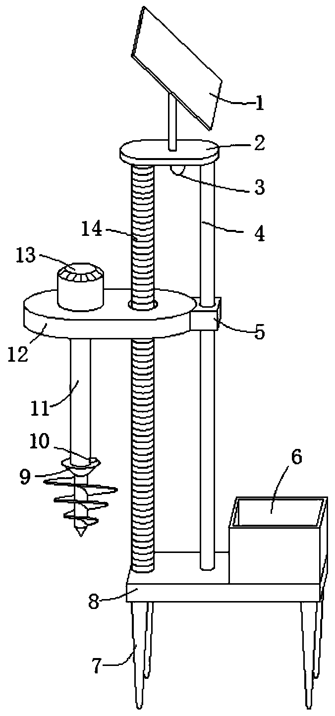 Agricultural planting soil real-time detection system