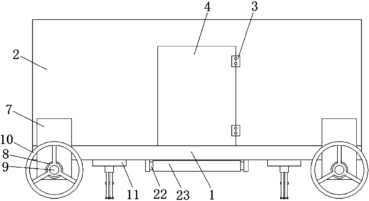 Easy-to-move steel structure temporary house