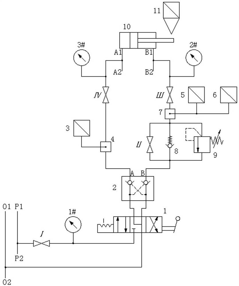 Full-stroke sealing performance testing device for hydraulic stand column and jack and using method