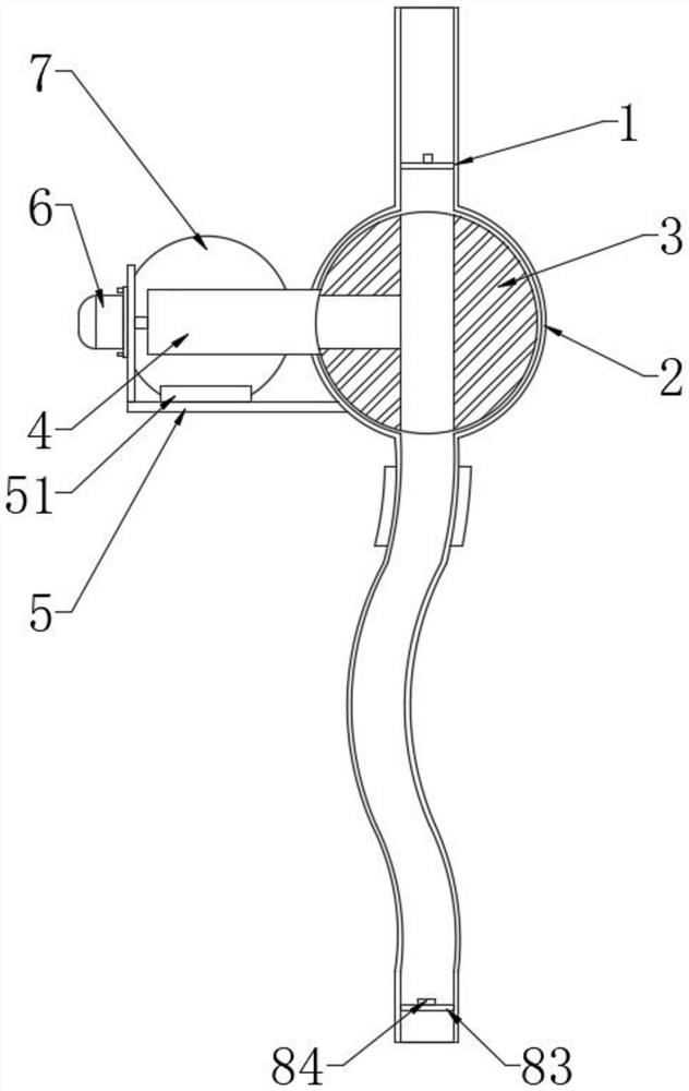 Multifunctional self-flushing type constant-temperature enteral nutrition nasal feeding tube