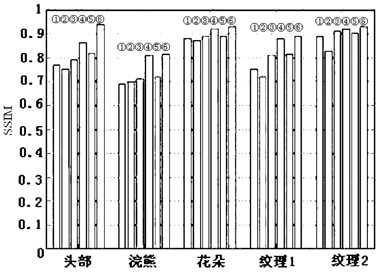 Image super-resolution reconstruction method of visual vocabularies and based on texture context constraint