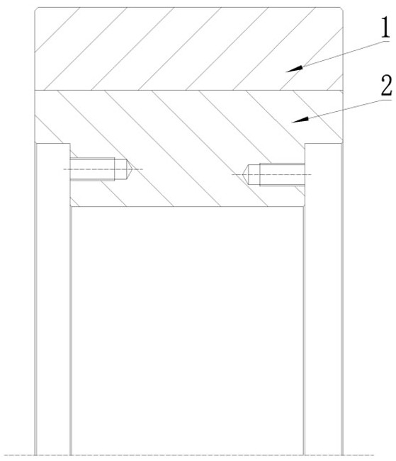 High-speed steel vertical roll ring and its preparation method