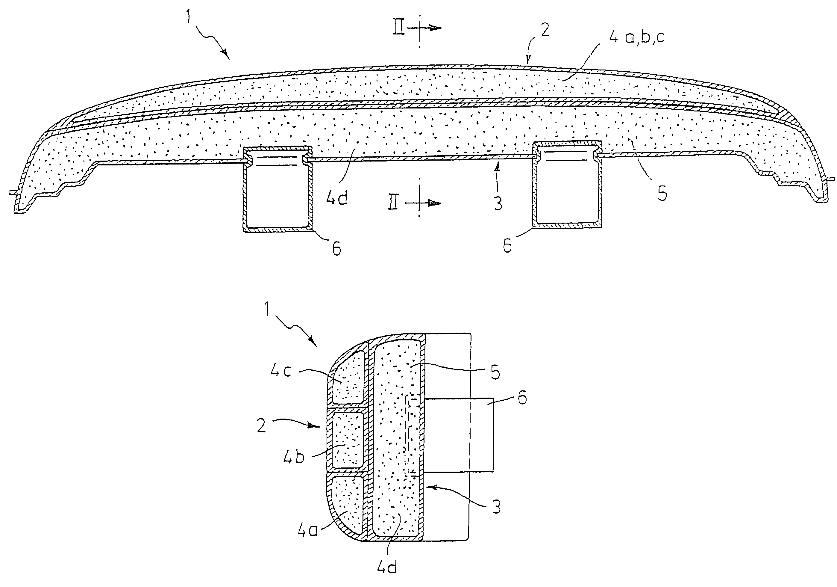 Energy-absorbent component