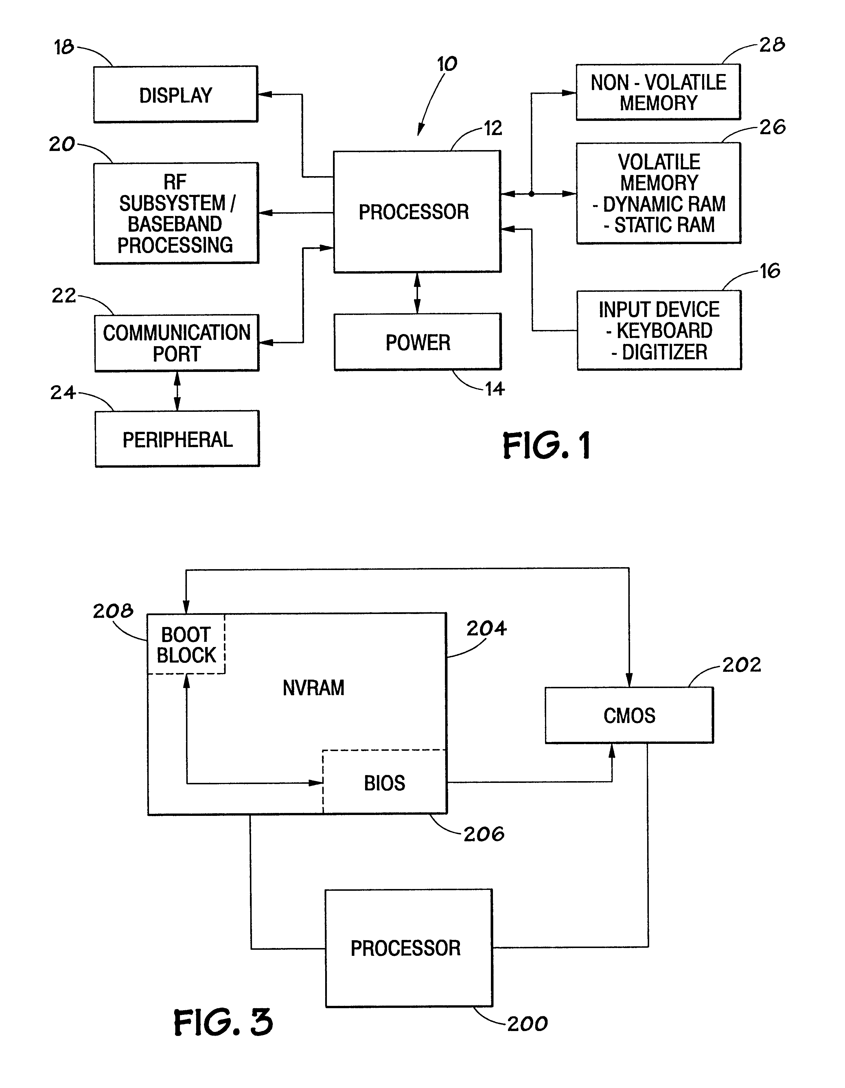 Computer system having security features for authenticating different components