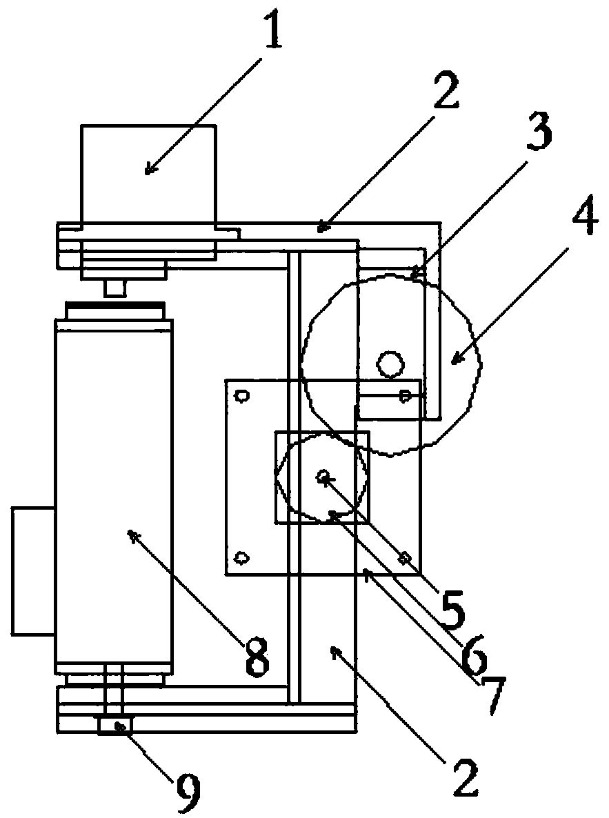 Carrying cradle head used for electric unmanned aerial vehicle routing inspection and unmanned aerial vehicle