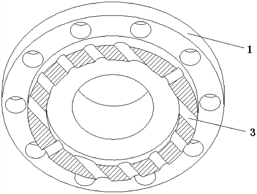 A cylinder head and method for visualizing flow field in a large diesel engine