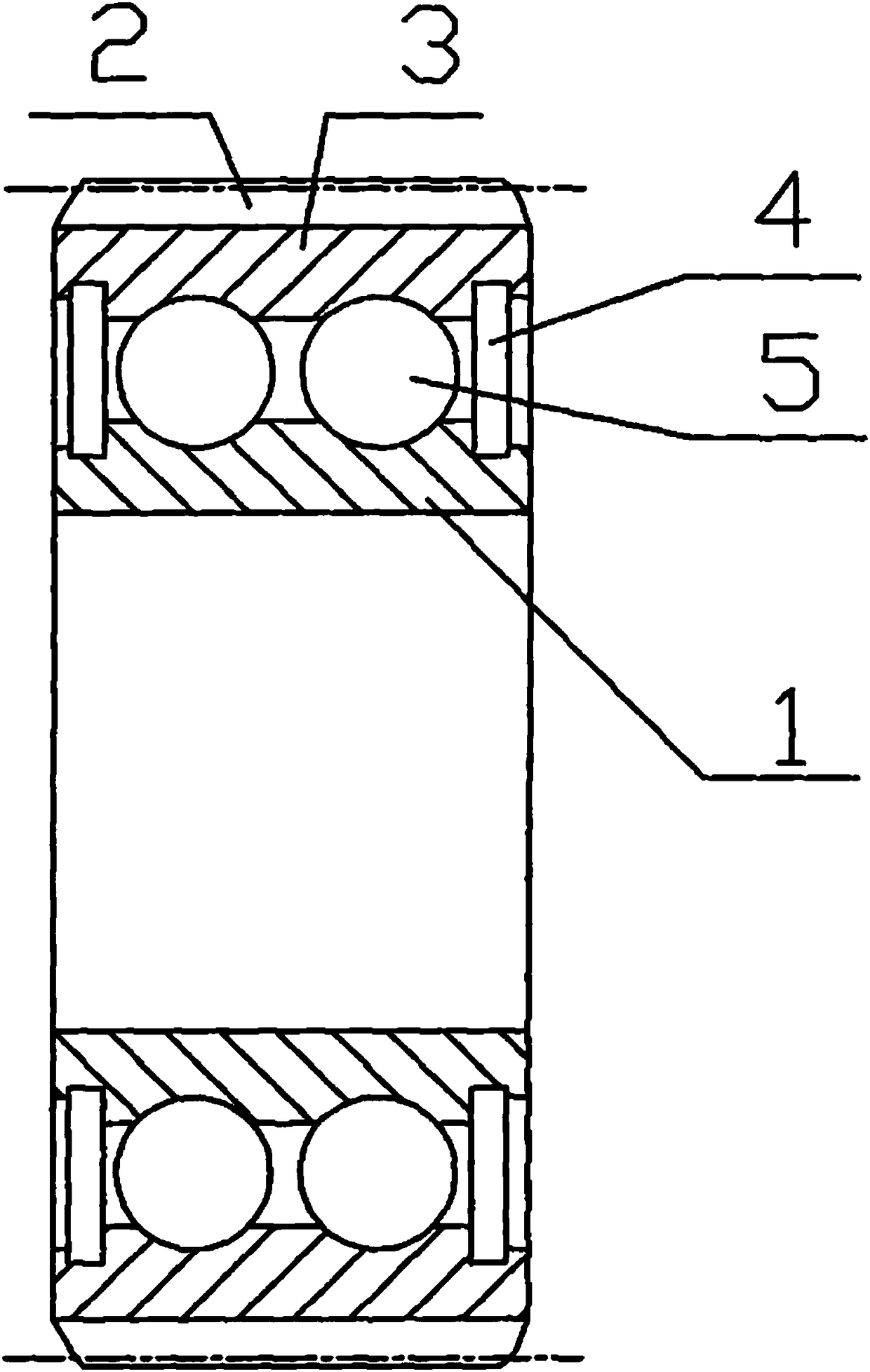 High-bearing gear bearing