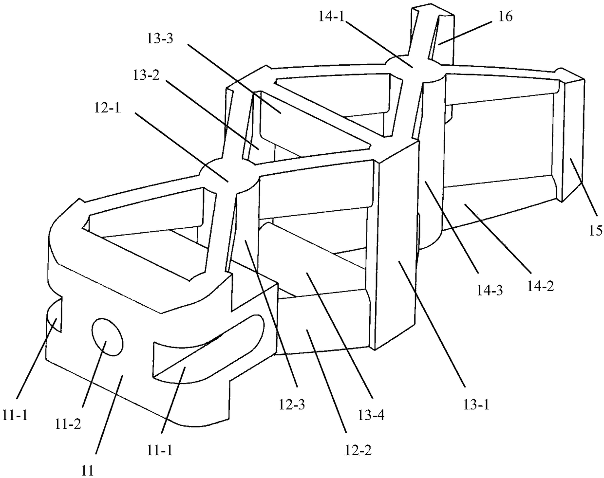 Porous titanium cage