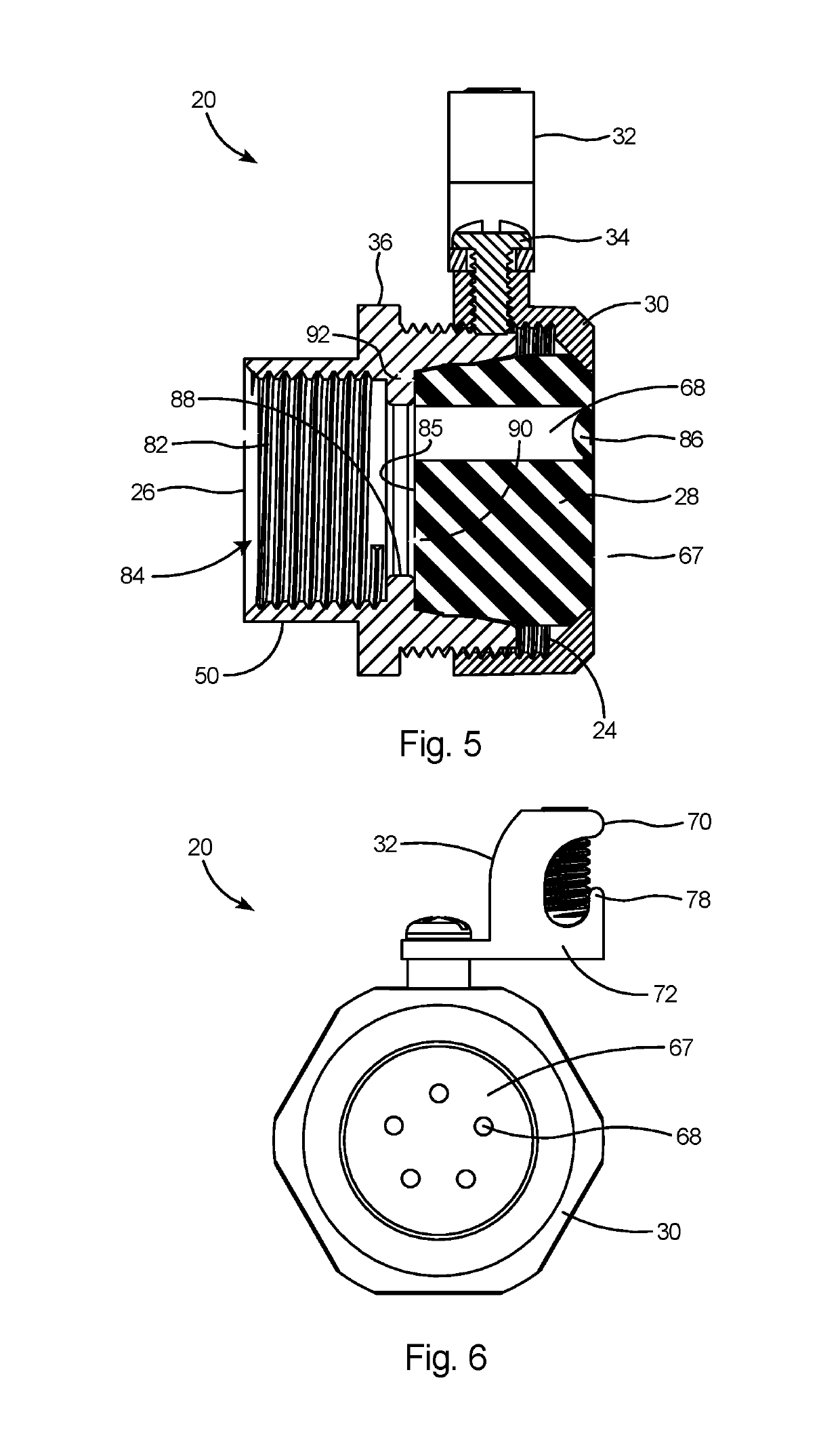 Transition fitting for photovoltaic installations