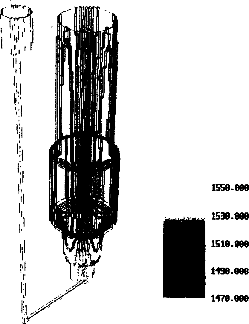 Integral casting method of cast steel supporting roller