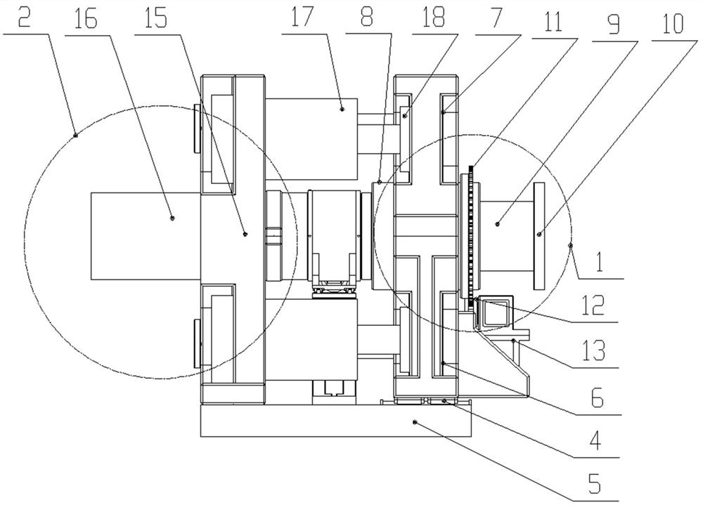 Clamping mechanism for clamping and replacing diaphragm