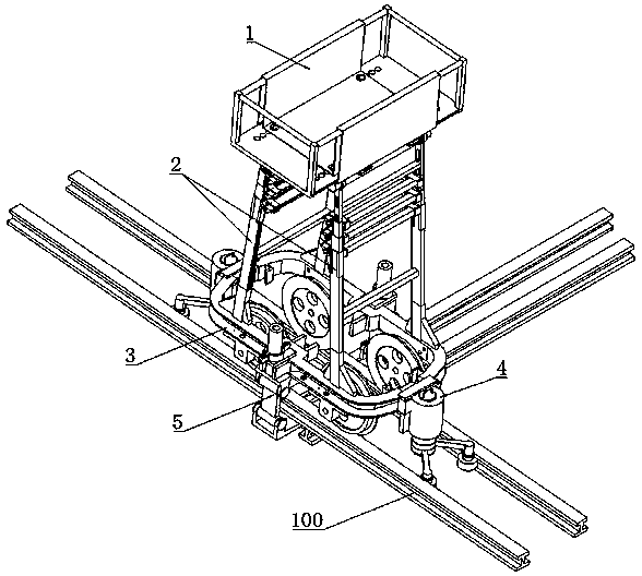 Multifunctional operation ladder trolley