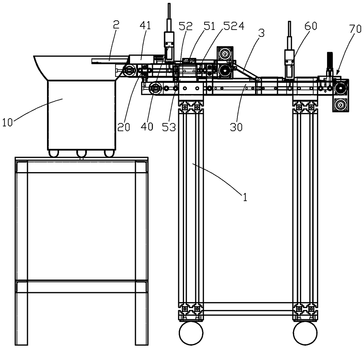 A feeding device for craft pull tabs