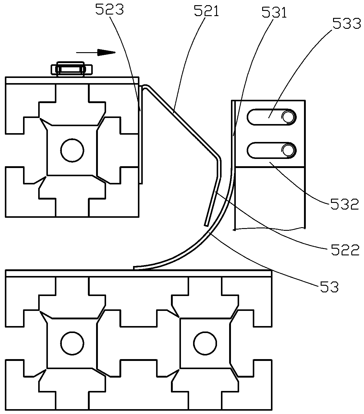 A feeding device for craft pull tabs