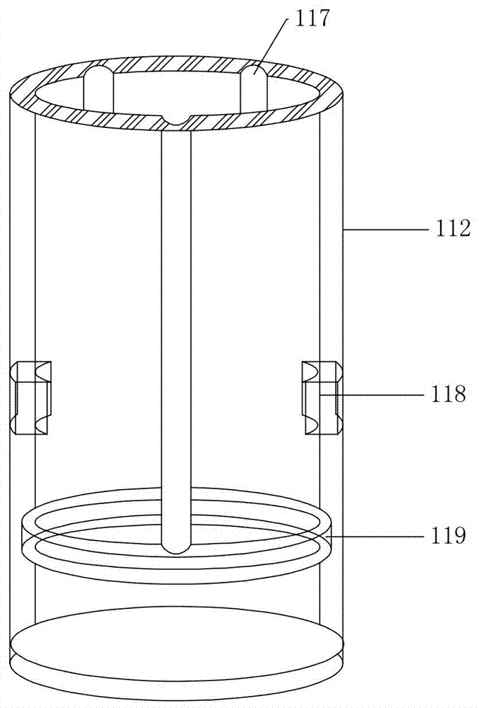 Double-cavity trachea cannula with accurate dosing function