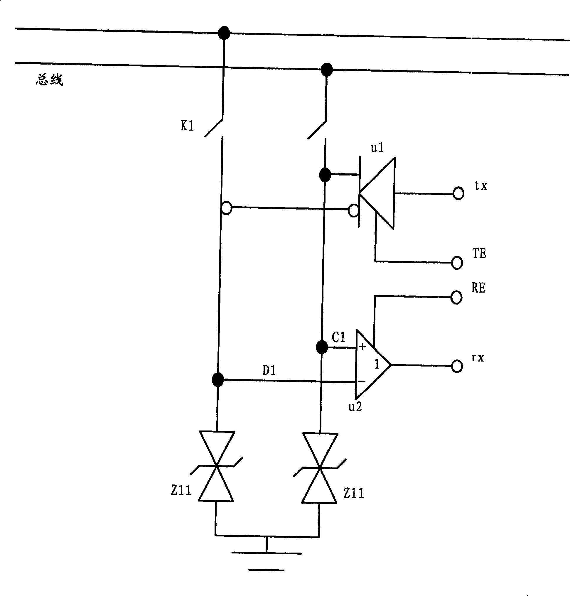 Communication link system and its method with protective function