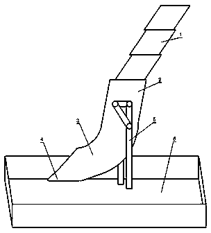 Building material conveying device