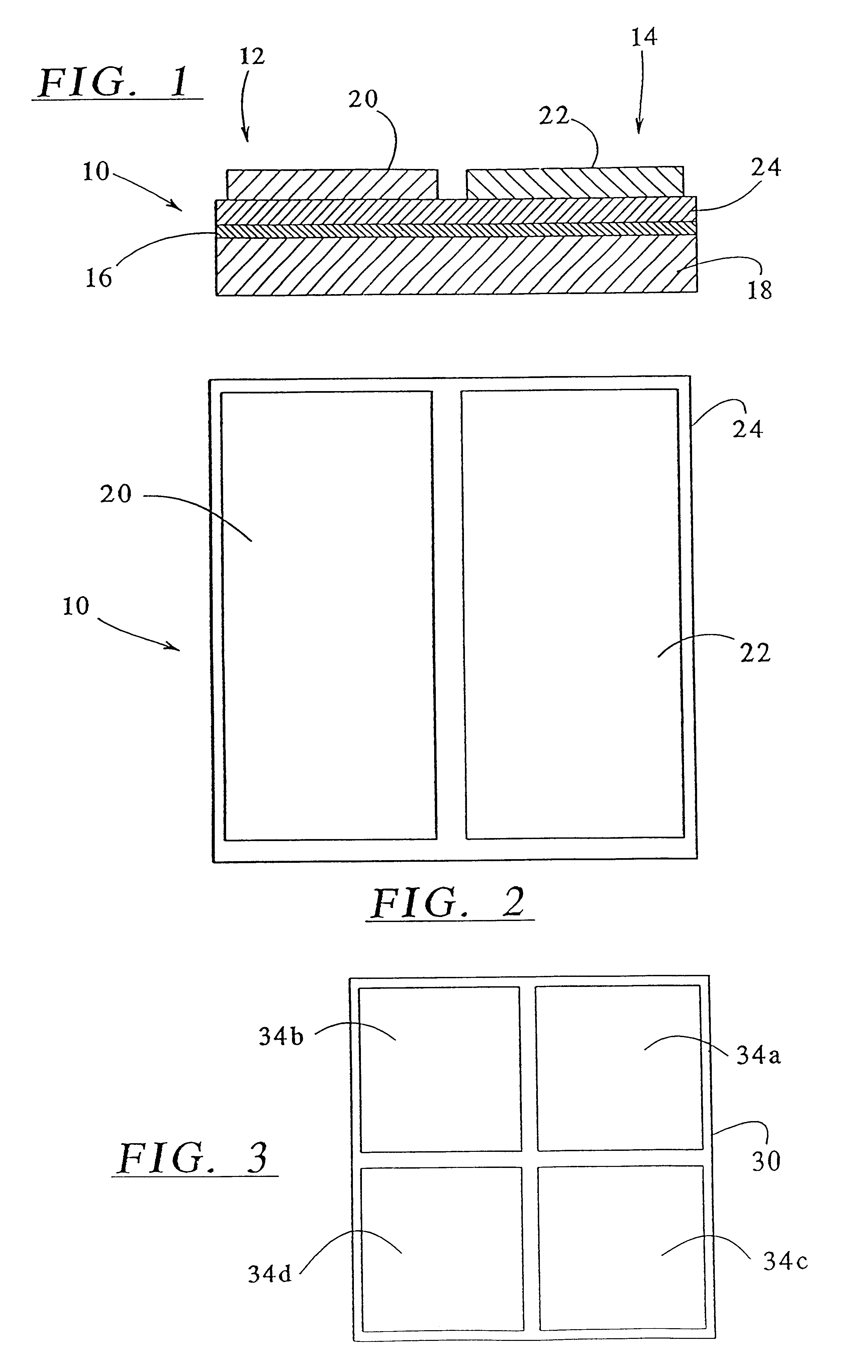 Floating plate capacitor with extremely wide band low impedance