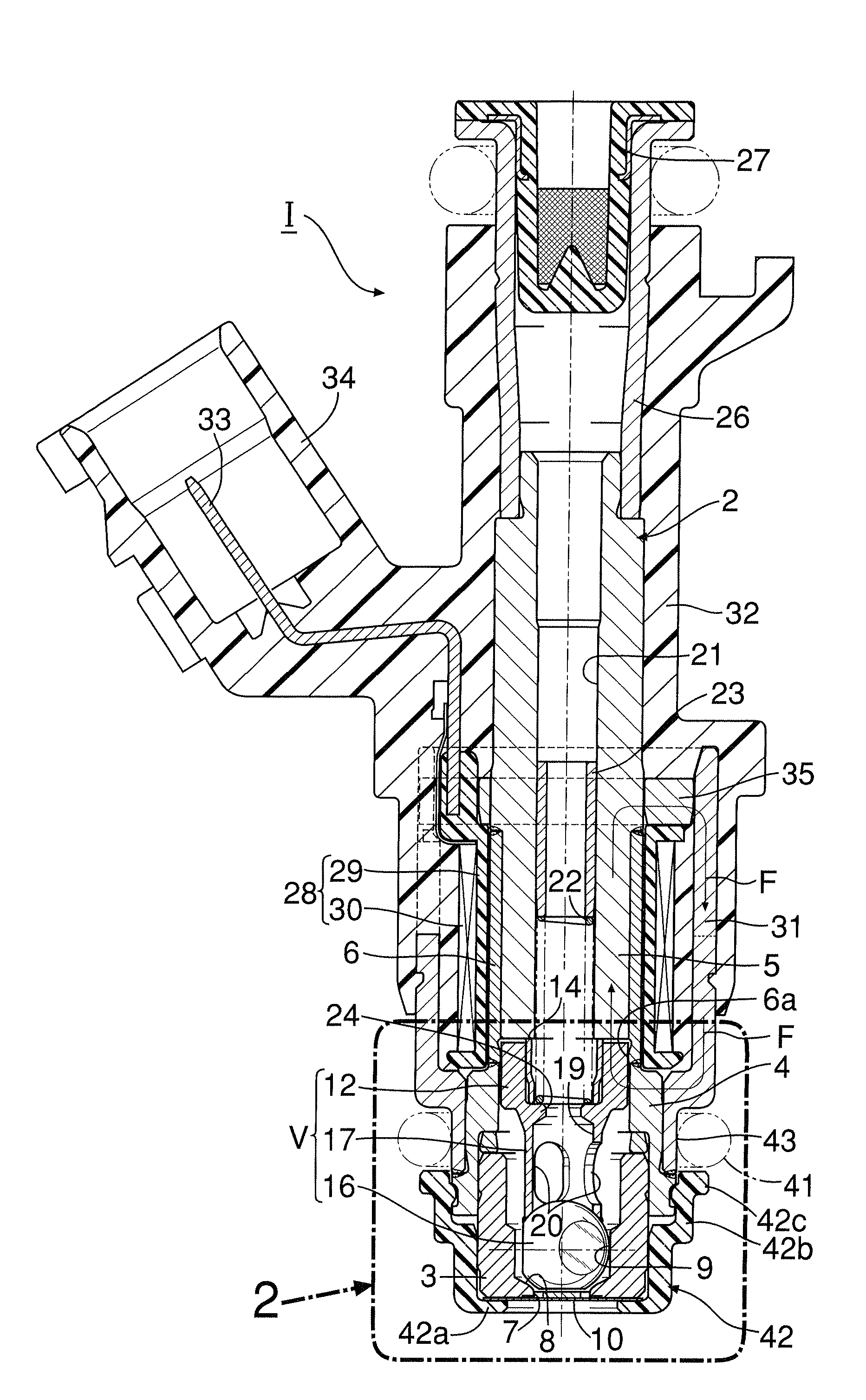 Electromagnetic fuel injection valve