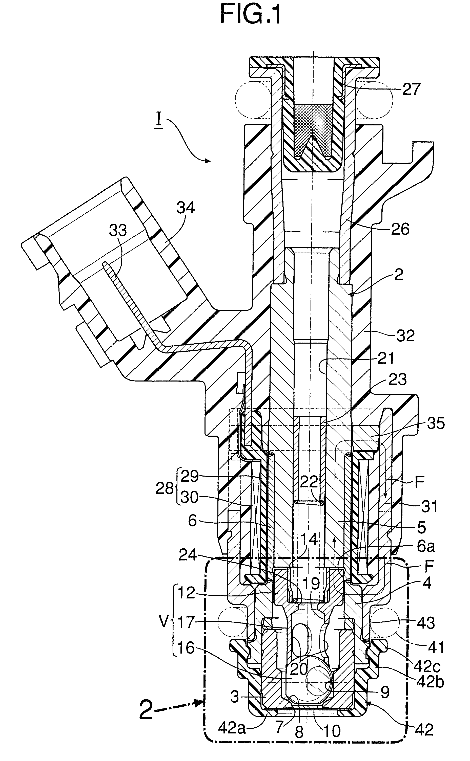 Electromagnetic fuel injection valve