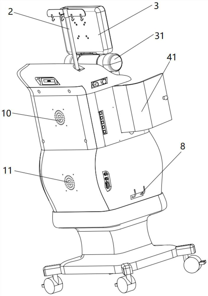 Electric heating abdominal cavity hyperthermia perfusion treatment system