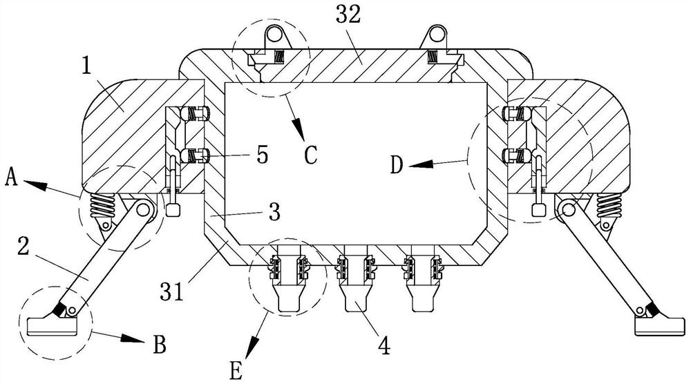 Dry powder spraying device of electric power inspection unmanned aerial vehicle facilitating feeding