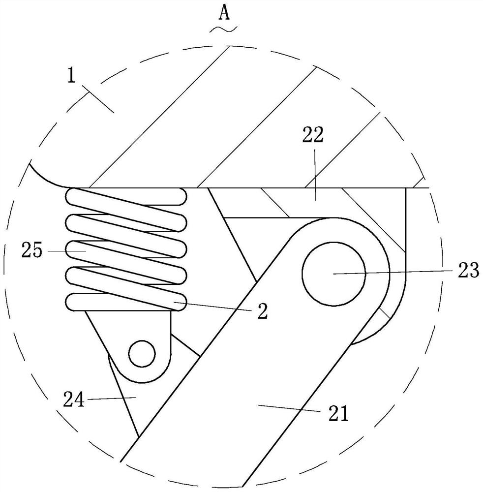 Dry powder spraying device of electric power inspection unmanned aerial vehicle facilitating feeding