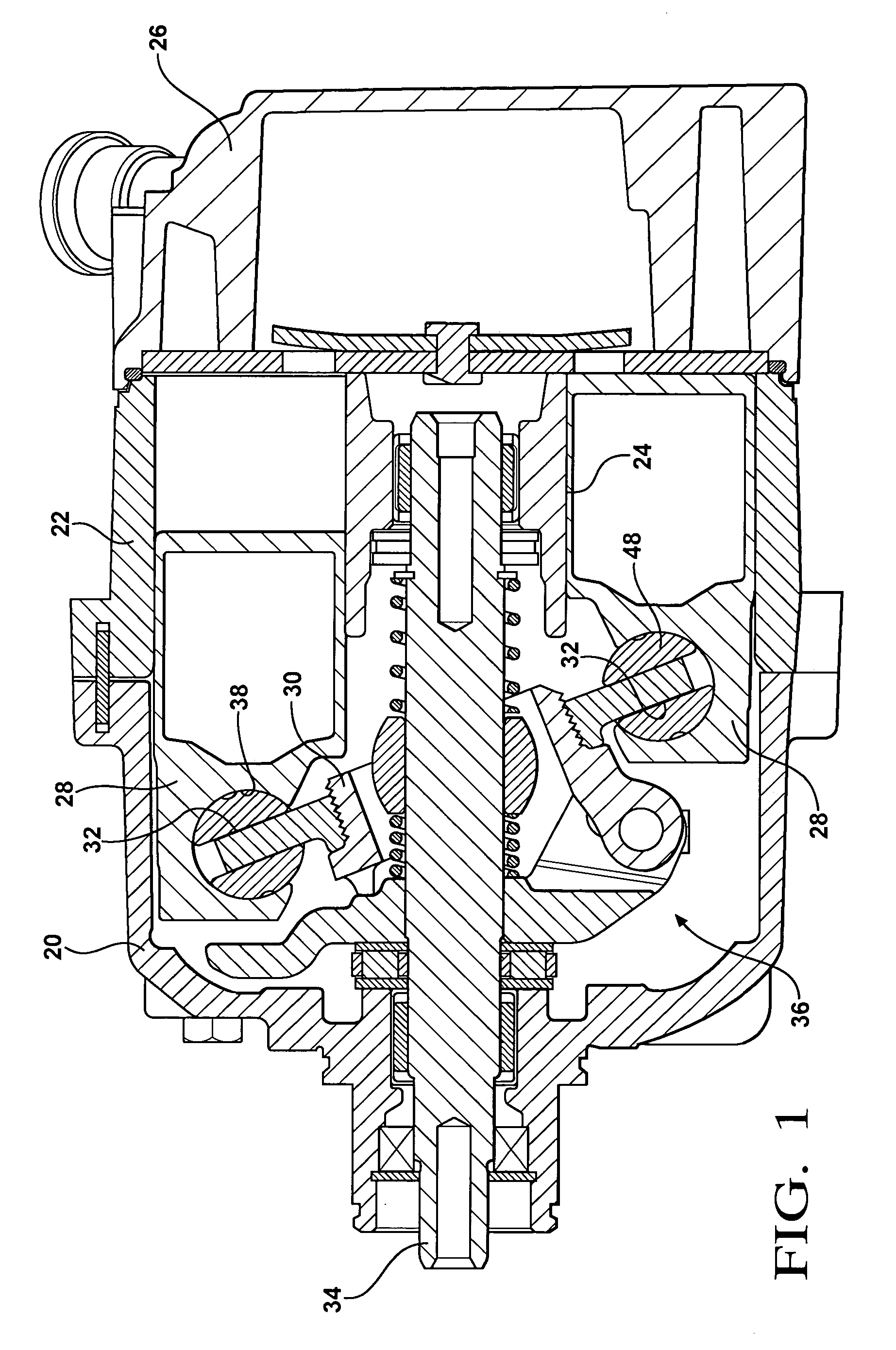 Compressor piston ball pocket coating