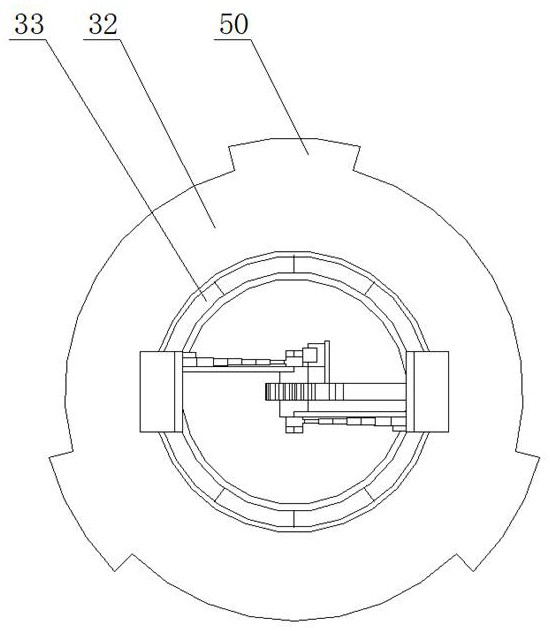 Variable-diameter mold for making hollow wheaten food