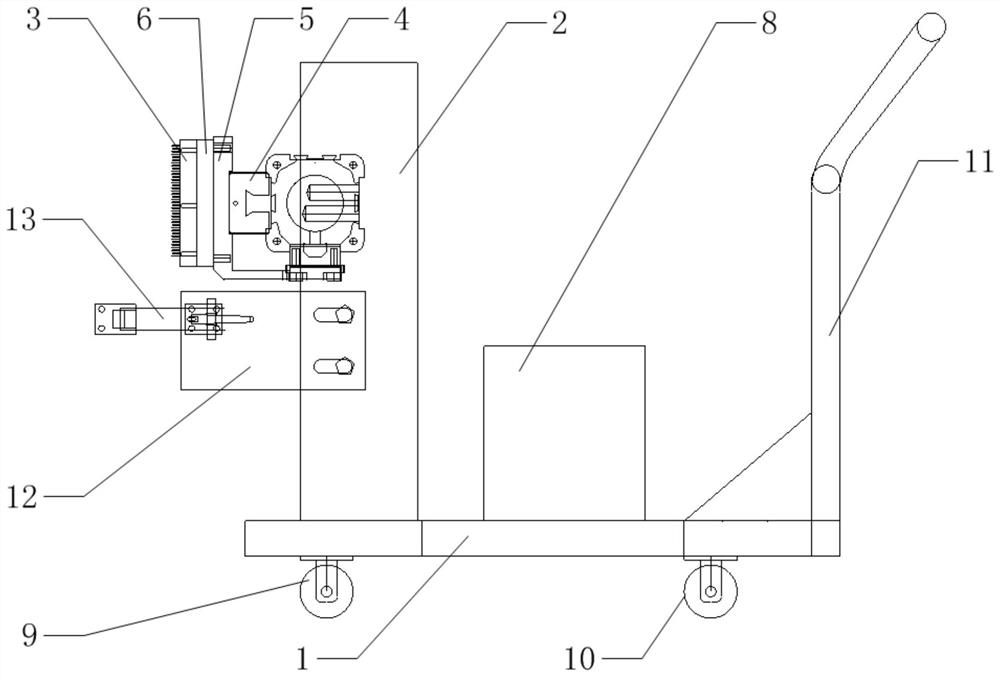 Tobacco cutter row chain cleaning device