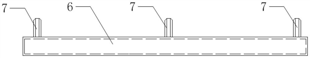 Tobacco cutter row chain cleaning device