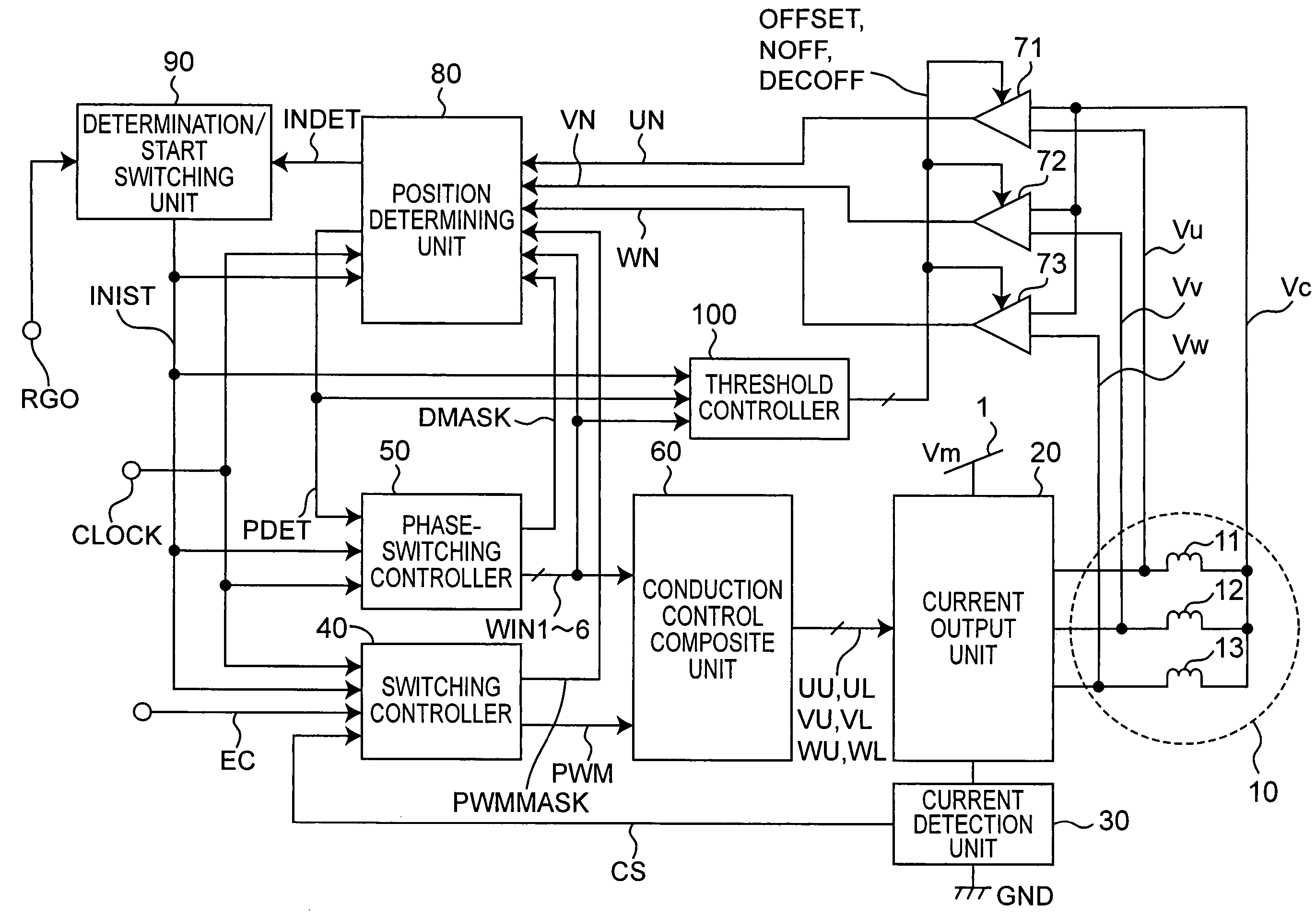 Motor driving apparatus and motor driving method