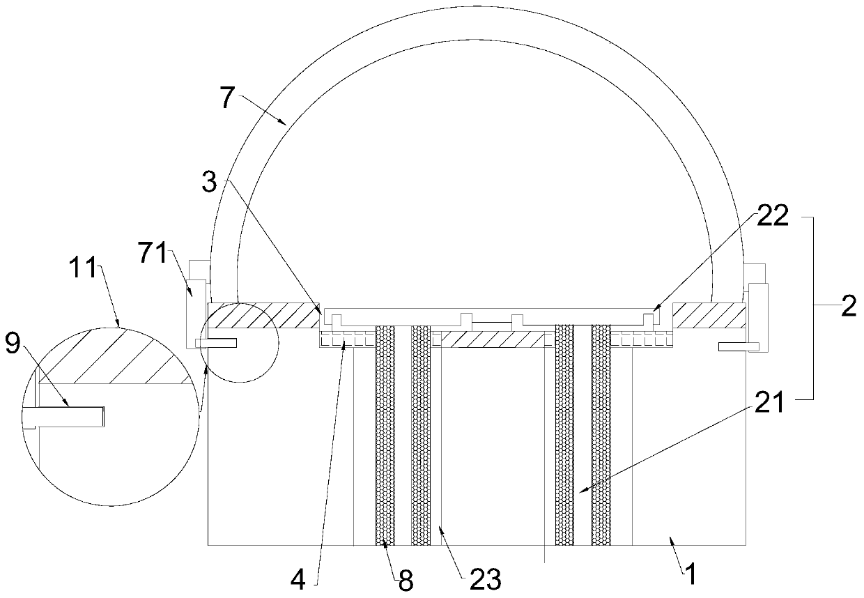 IC side light-emitting LED with internal drive