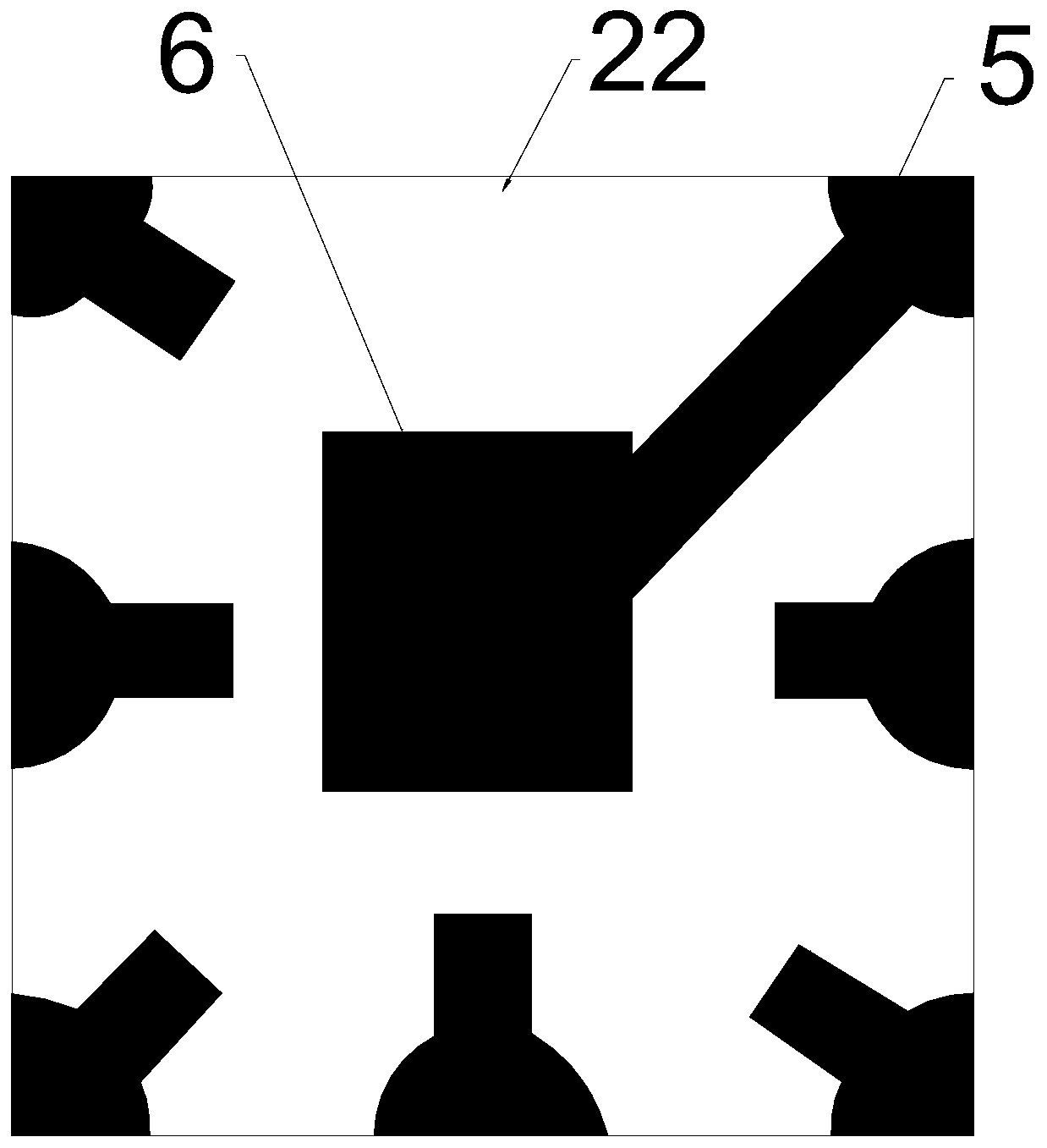 IC side light-emitting LED with internal drive