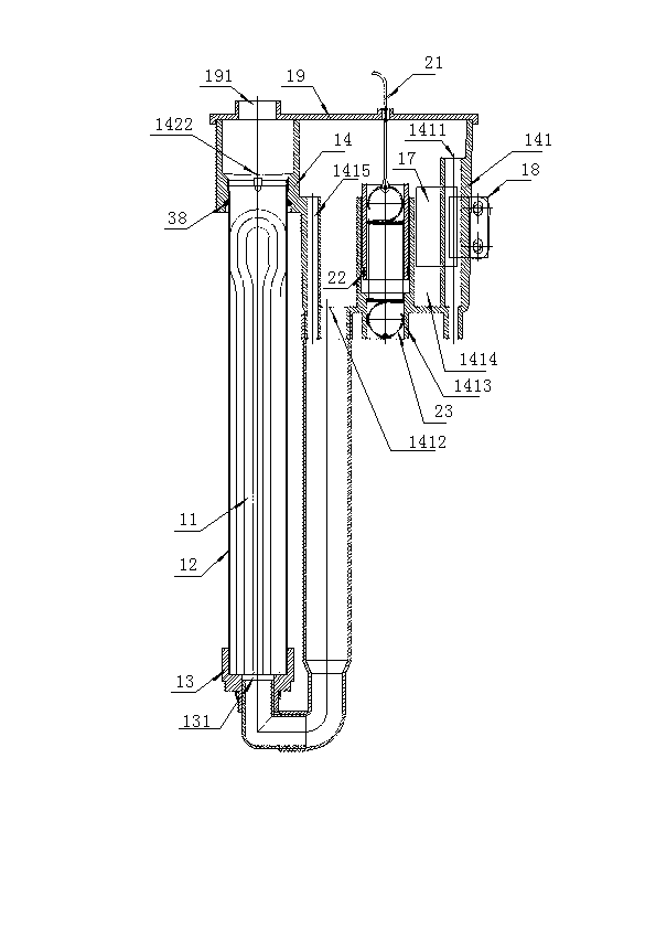 Water heating machine capable of rapidly providing boiling water