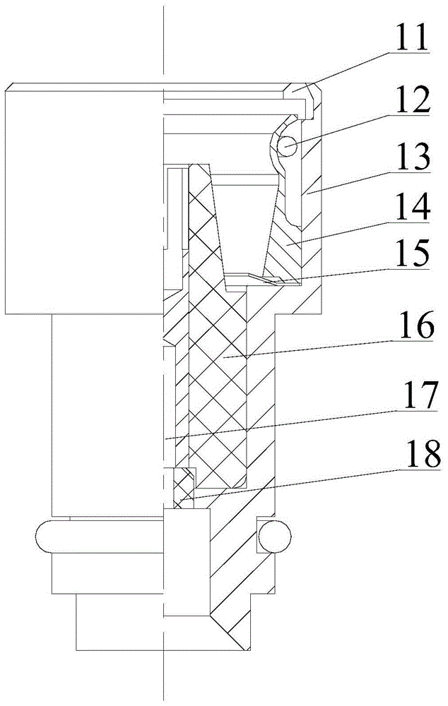 Rectangular high and low frequency mixed connector assembly