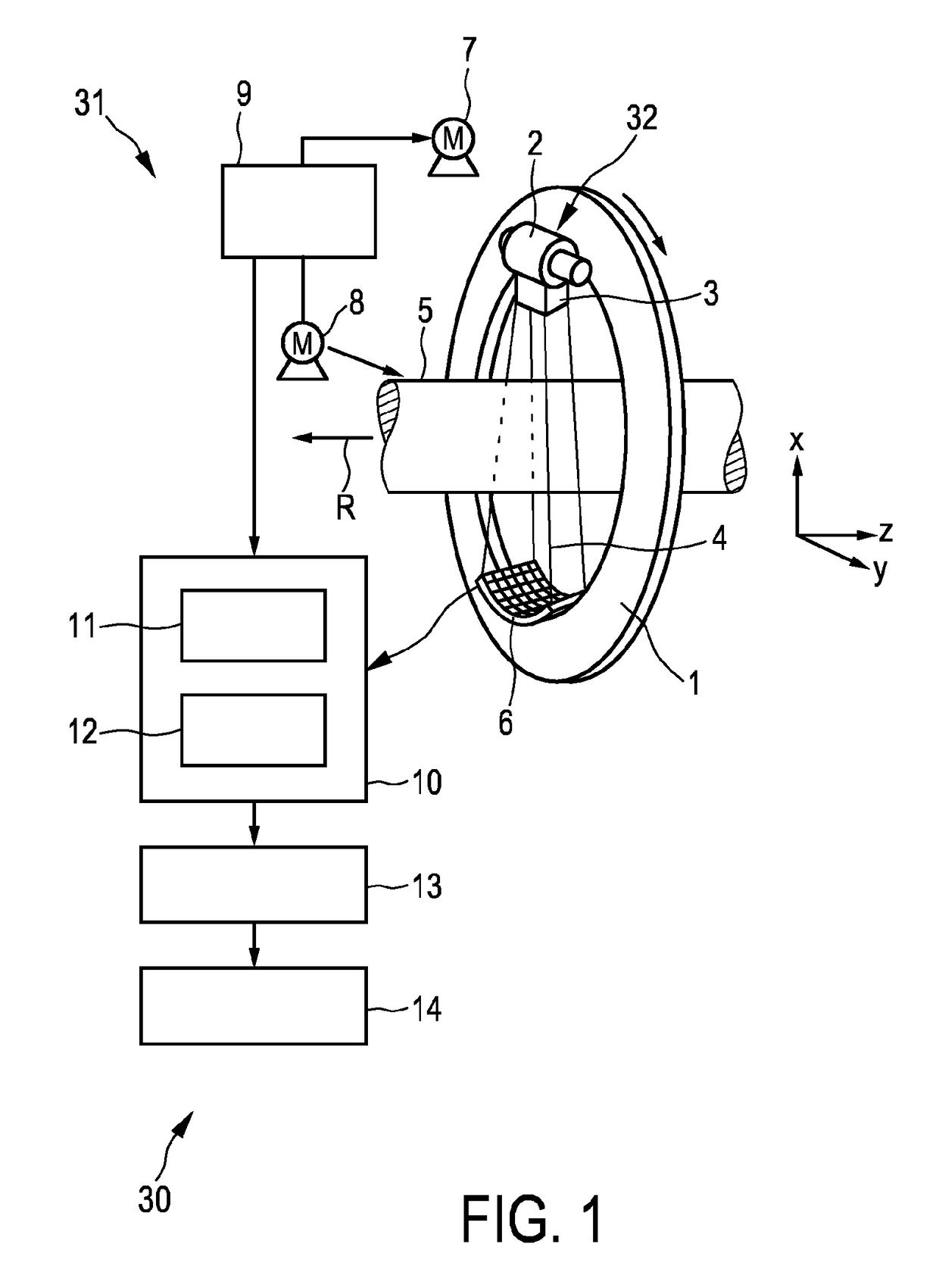 Projection data acquisition apparatus