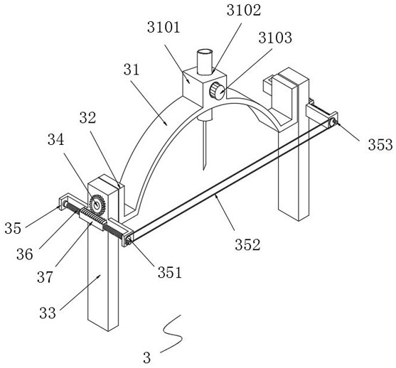 A disposable thyroid puncture positioning device