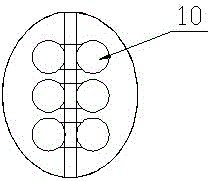 Large sample-loading amount multifunctional deep sea environment sample frame, test device and test method