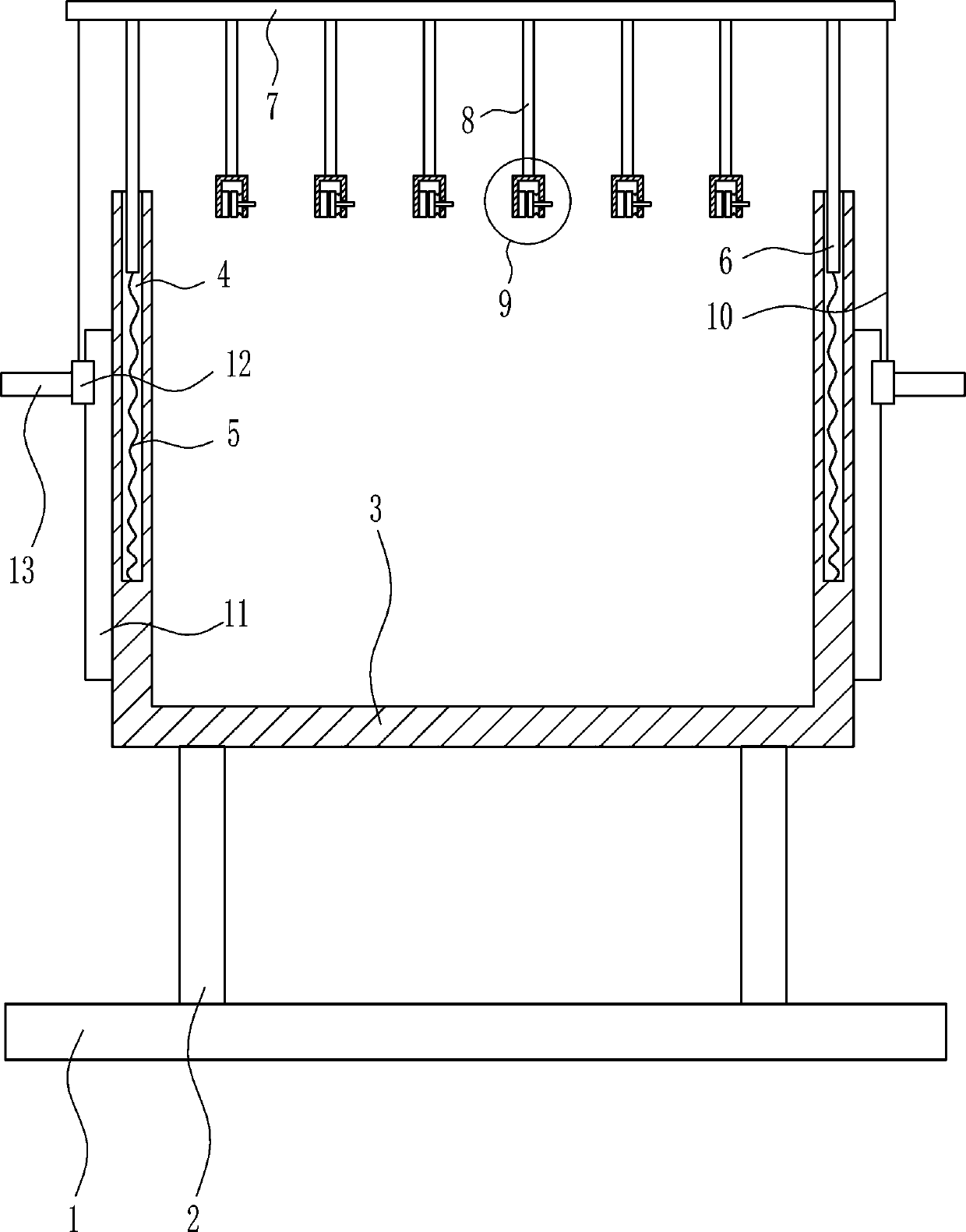 Cleaning equipment for surgical instruments in gynecology and obstetrics