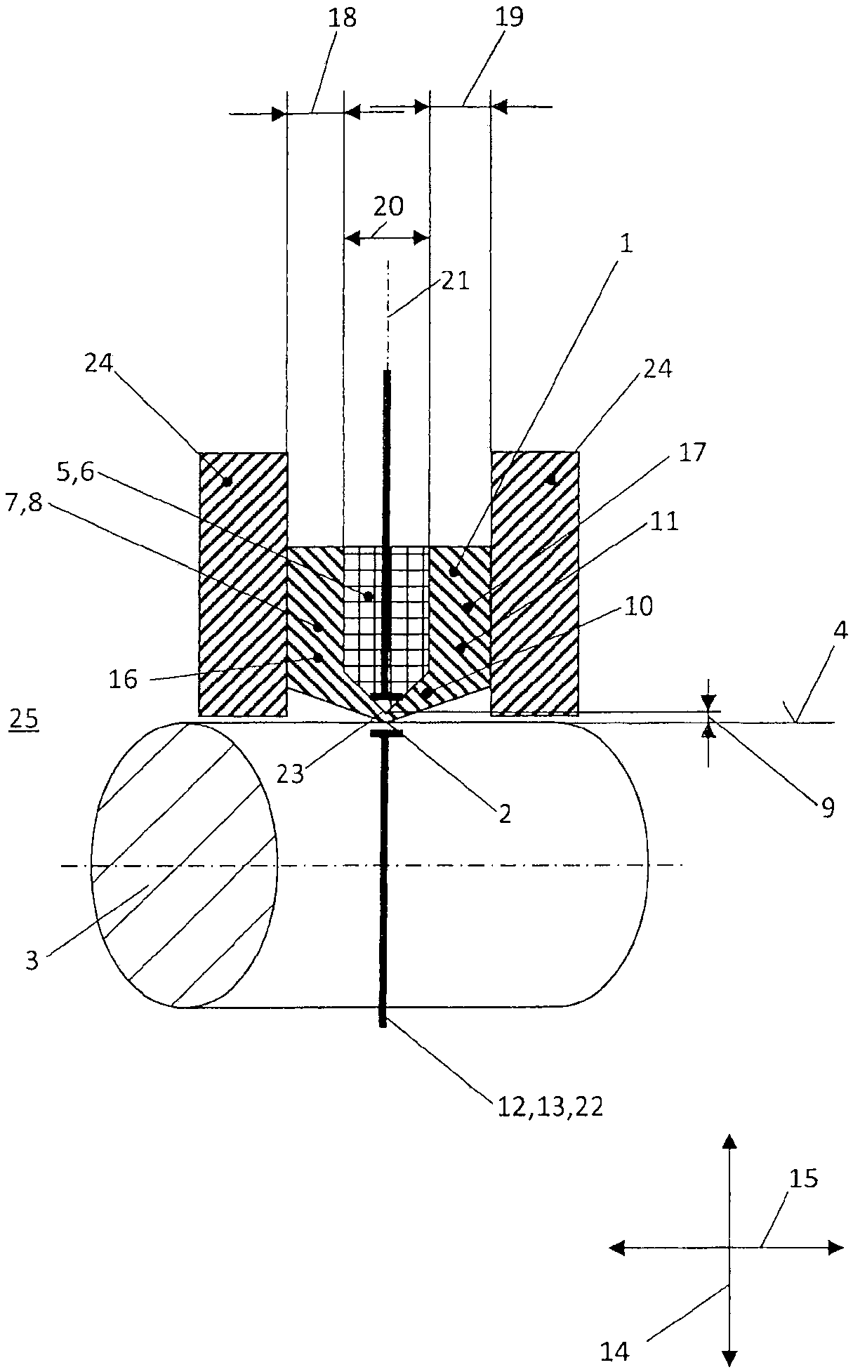 Sealing arrangement and sealing ring consisting thereof