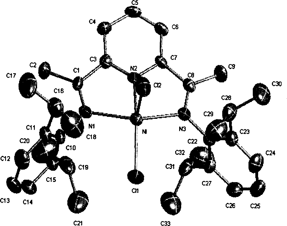 Olefine polymerization catalyst, synthesis method and its use