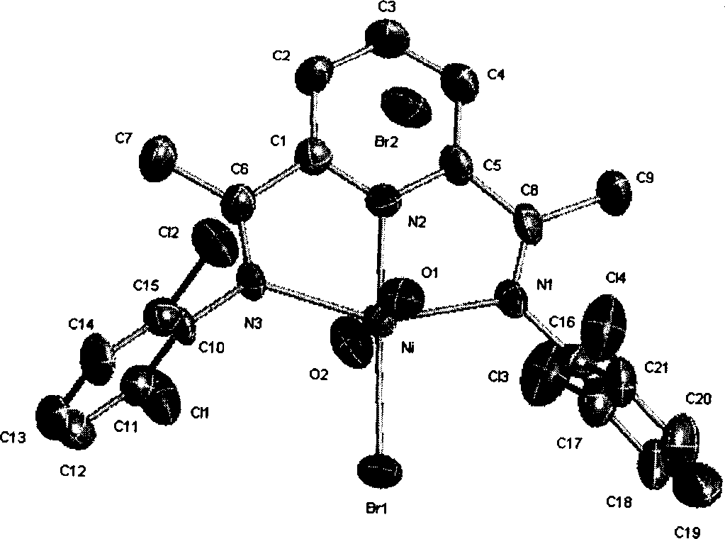 Olefine polymerization catalyst, synthesis method and its use