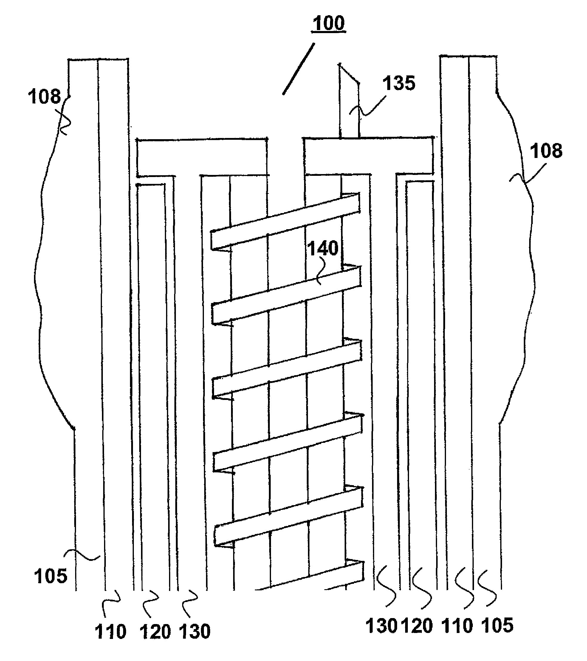 Method and device for the controlled delivery and placement of securing elements in a body