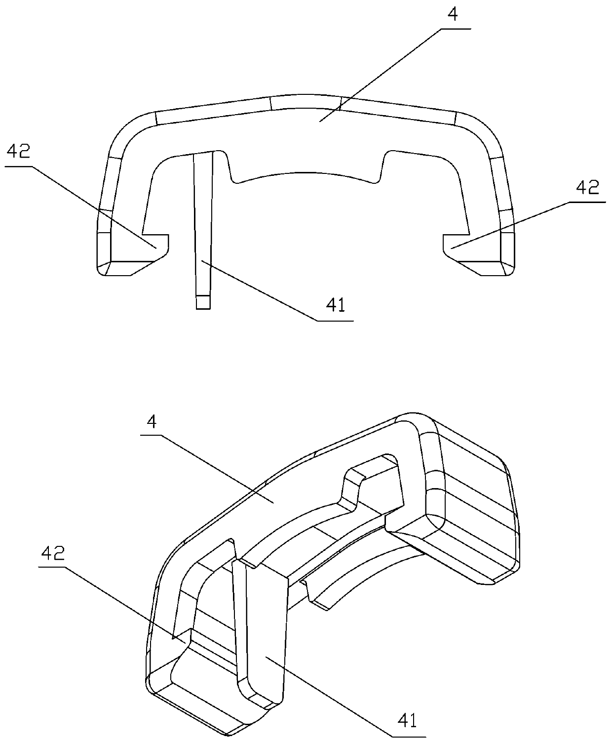 Self-locking plastic puller